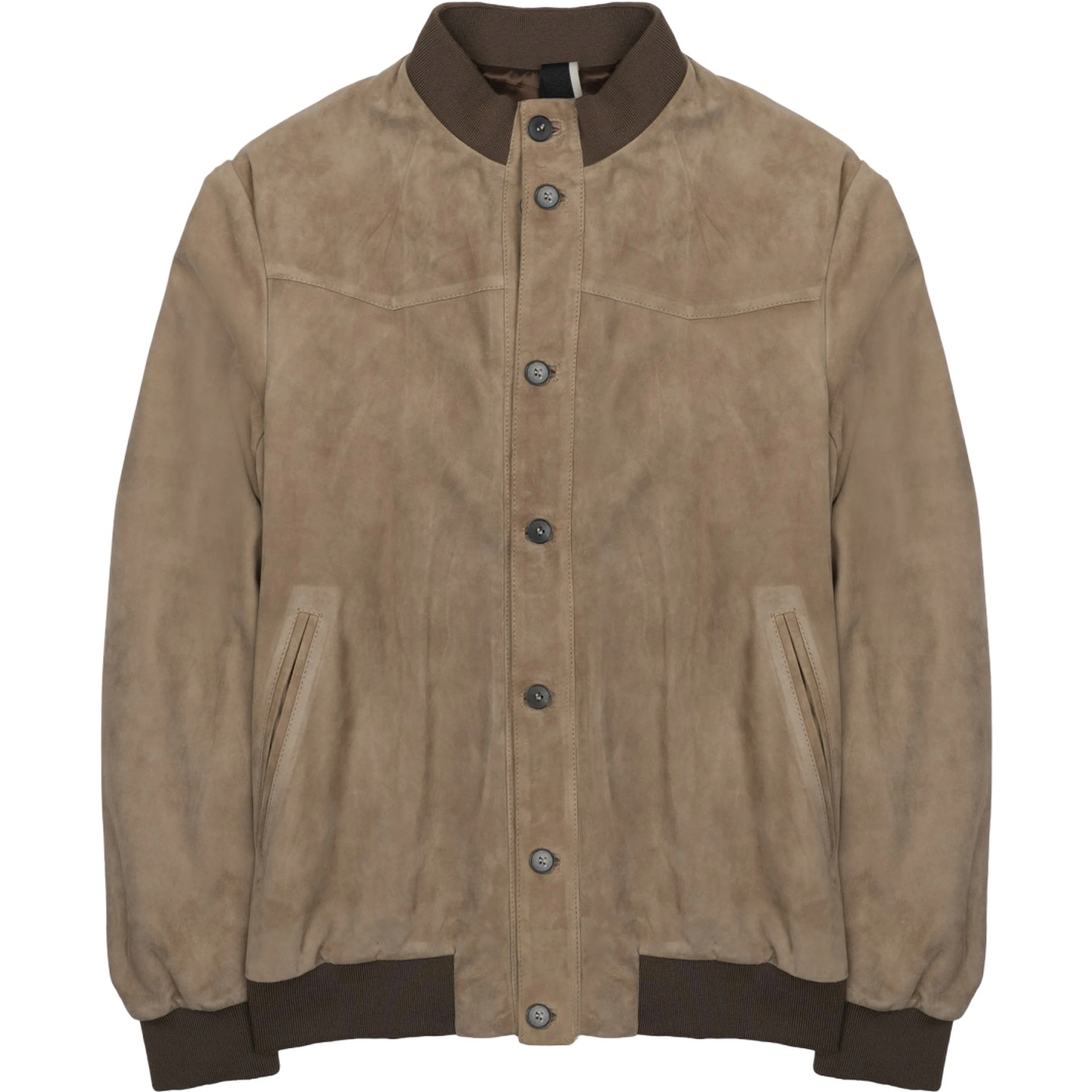 GIACCA BOMBER IN SUEDE