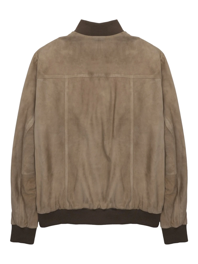 GIACCA BOMBER IN SUEDE