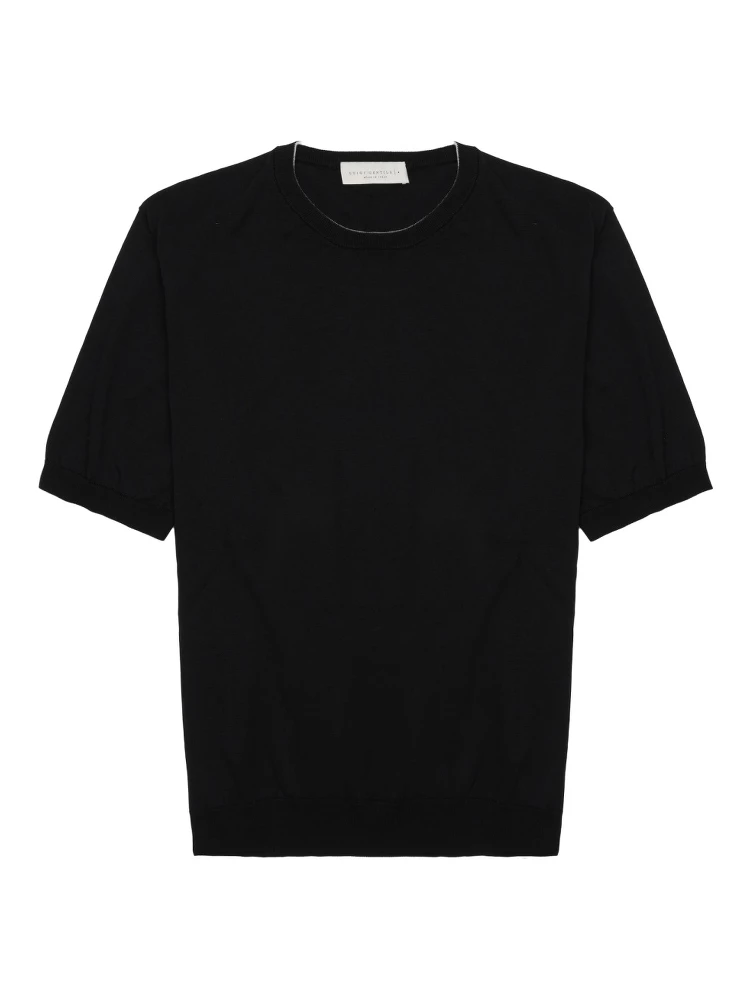 MAGLIA IN COTONE A MANICA CORTA