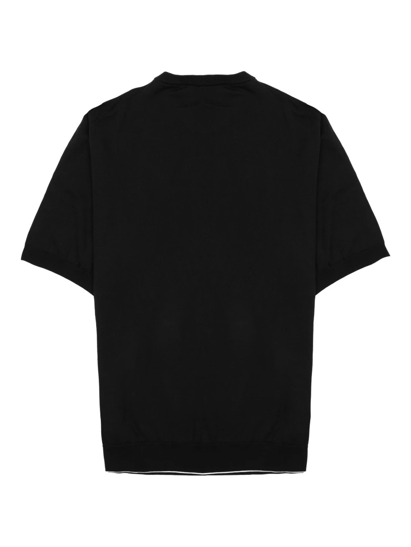 MAGLIA IN COTONE A MANICA CORTA