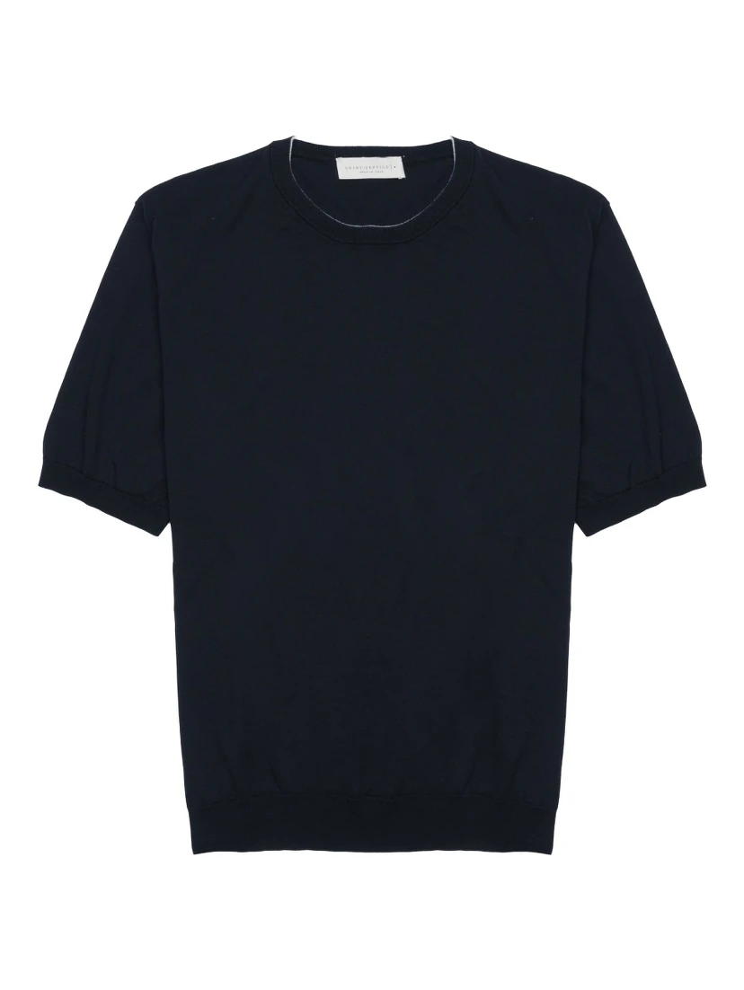 MAGLIA IN COTONE A MANICA CORTA
