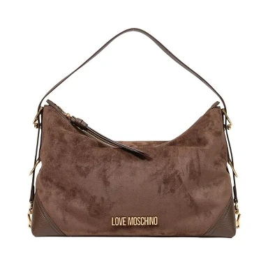 Brown Polyester Handbag