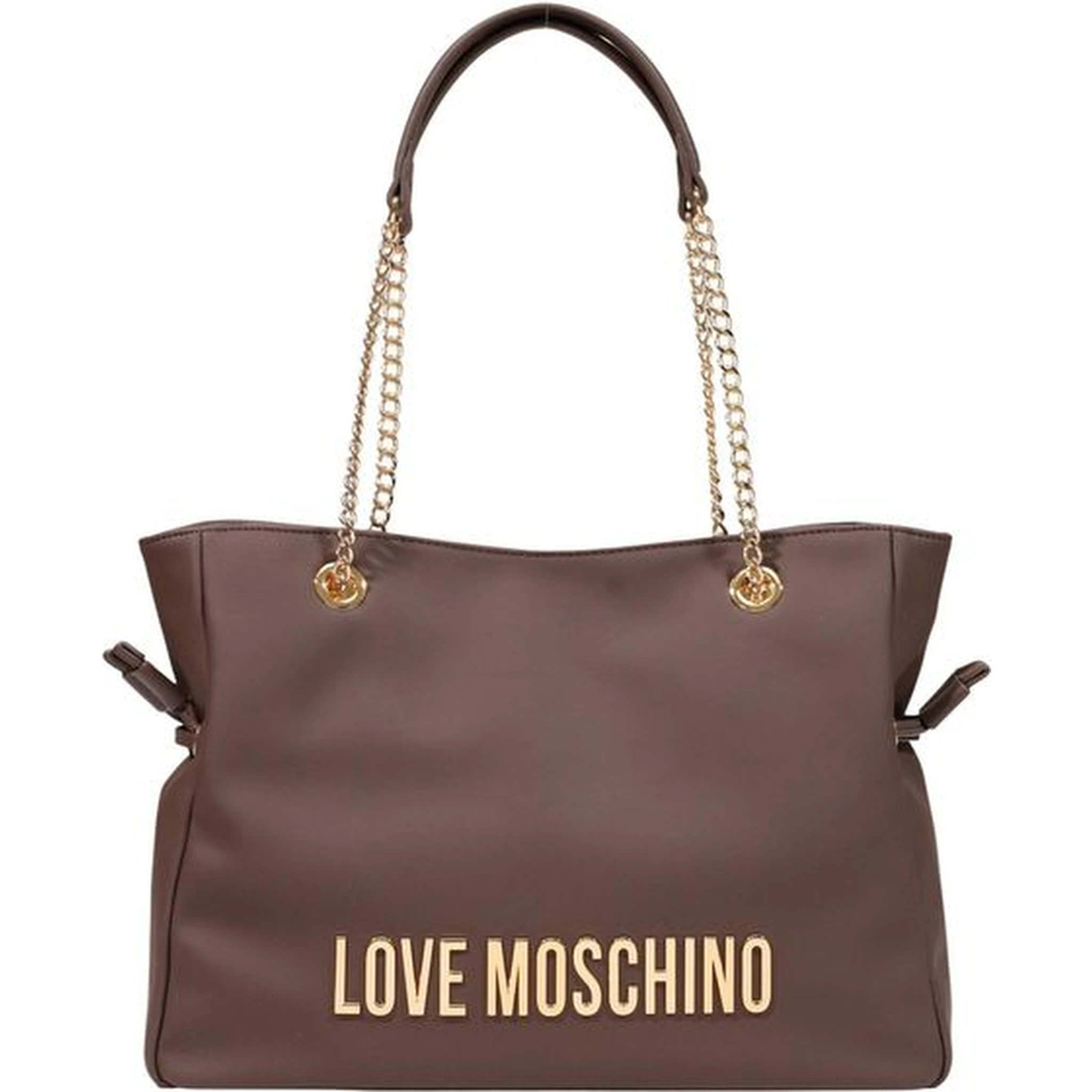 Brown Polyester Handbag