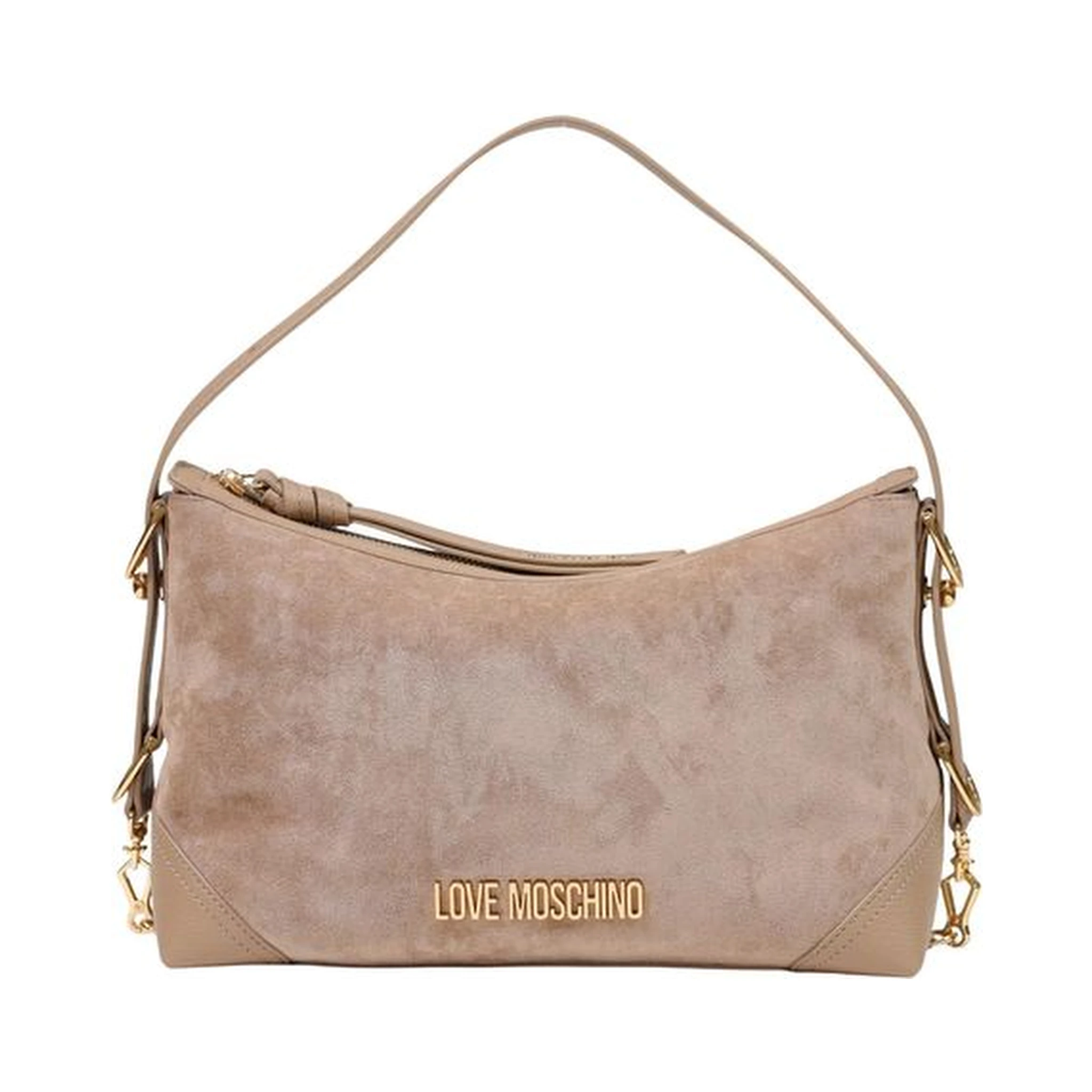 Beige Polyester Handbag