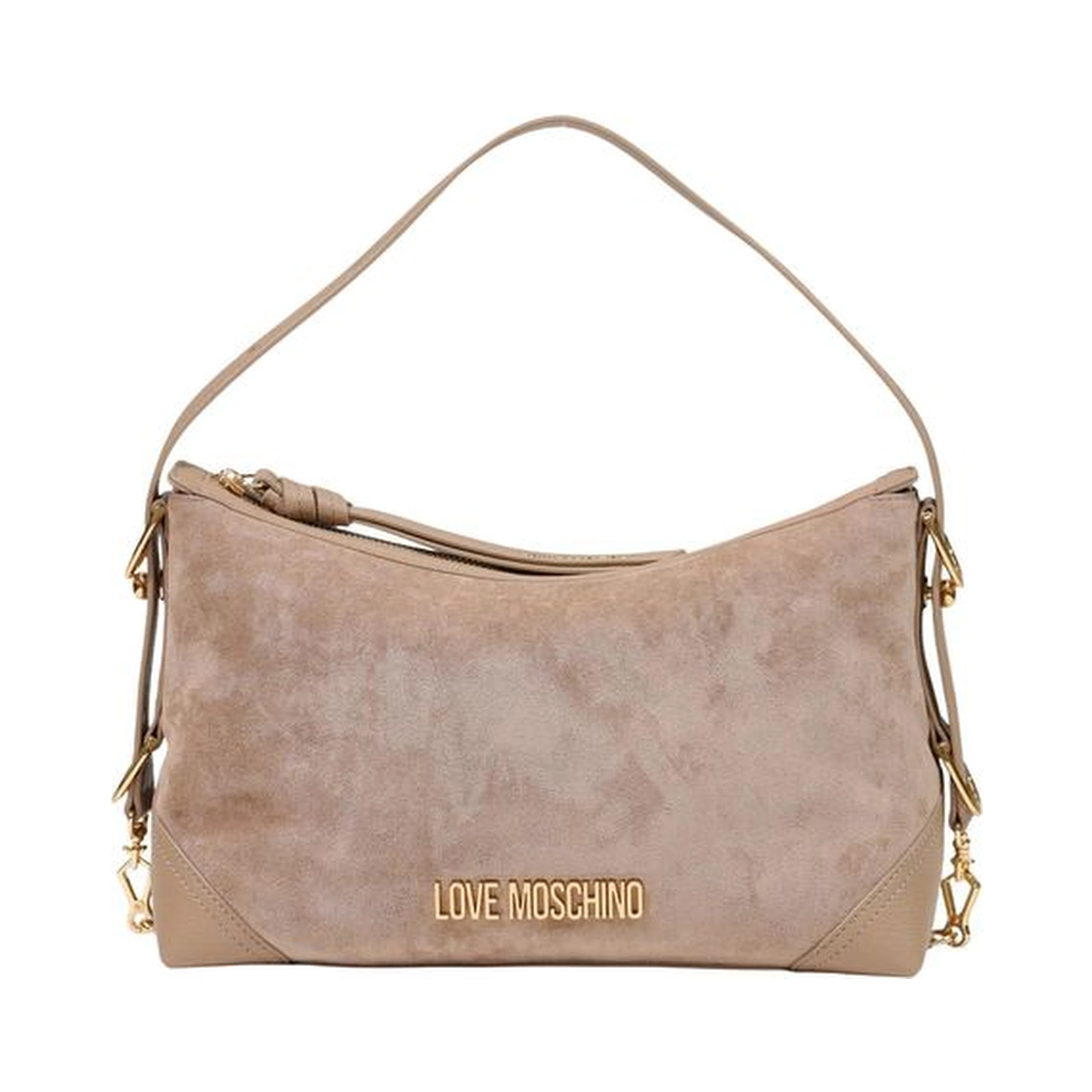 Beige Polyester Handbag