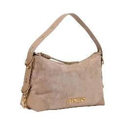 Beige Polyester Handbag