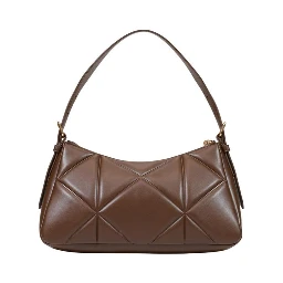 Brown Polyethylene Handbag