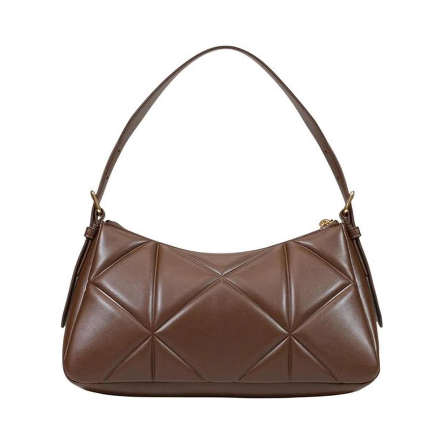 Brown Polyethylene Handbag