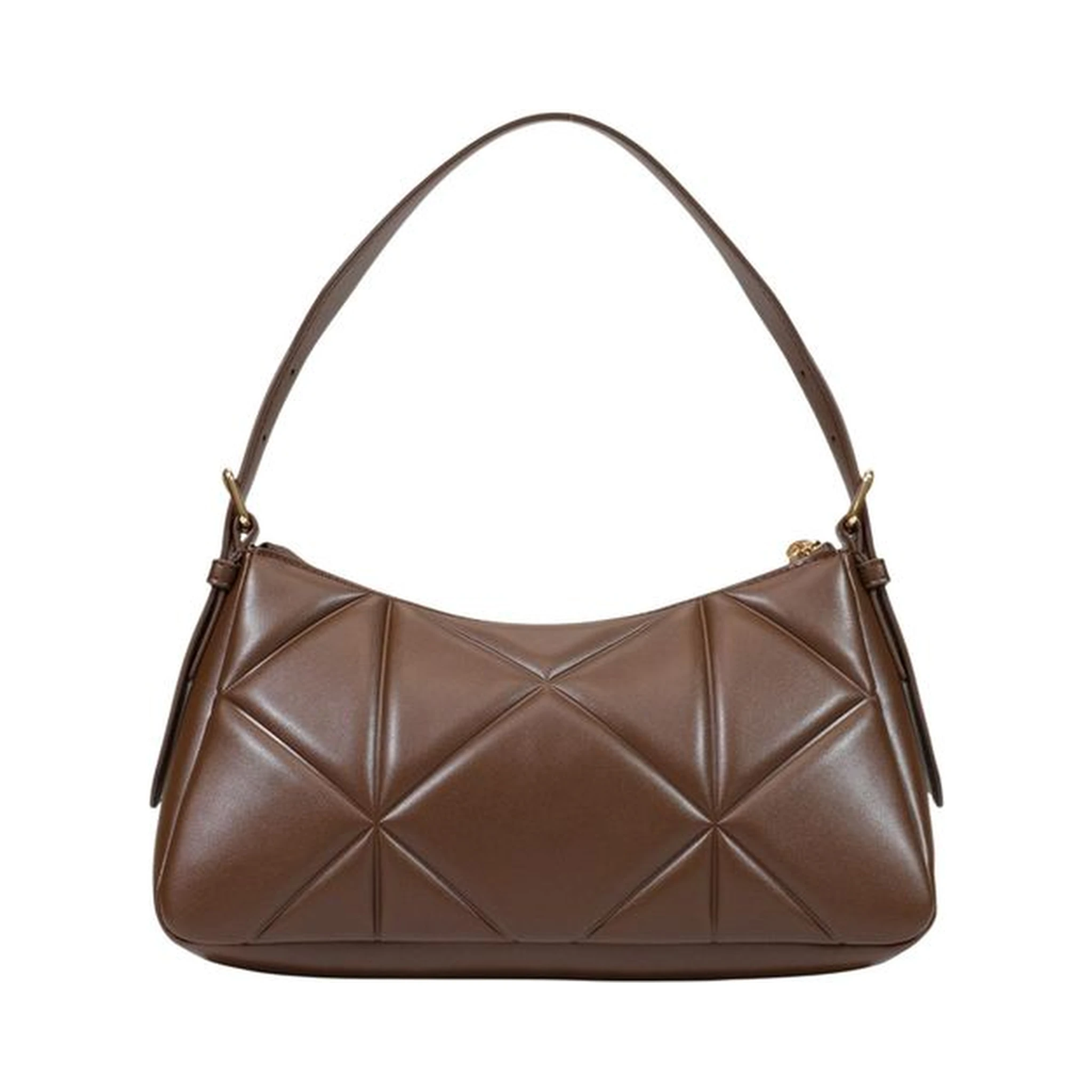 Brown Polyethylene Handbag