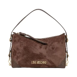 Brown Polyester Handbag