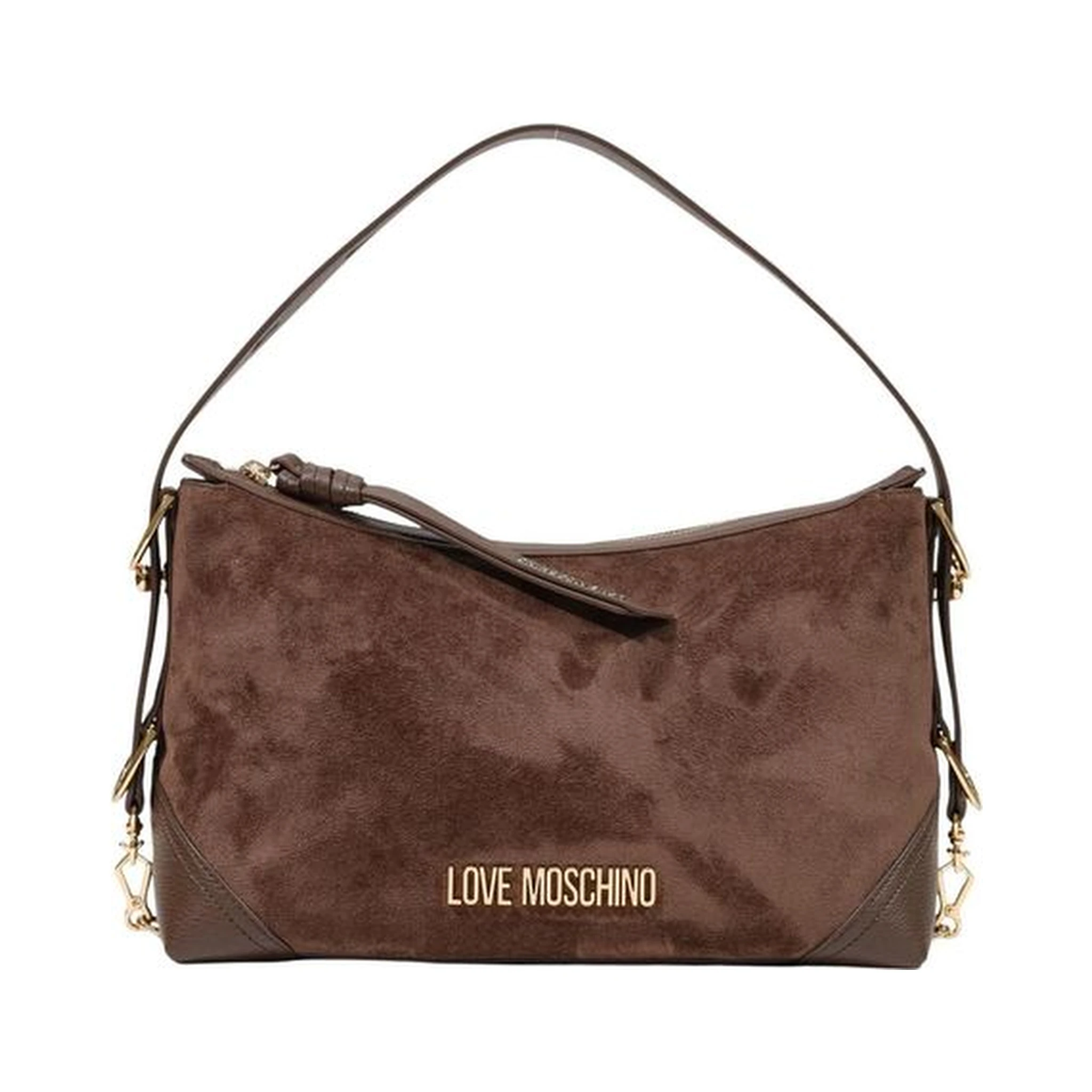 Brown Polyester Handbag