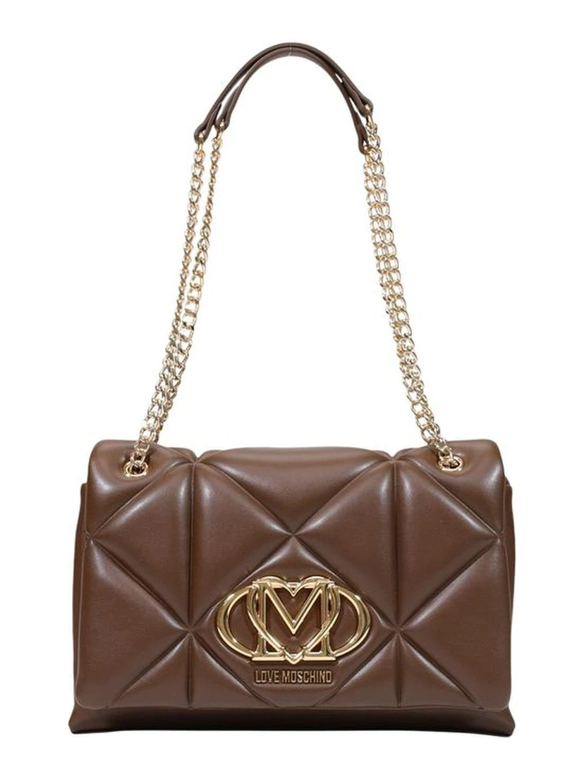 Brown Polyethylene Handbag