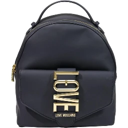 Black Polyethylene Backpack