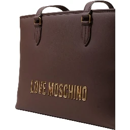 Brown Polyethylene Handbag