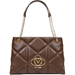 Brown Polyethylene Handbag