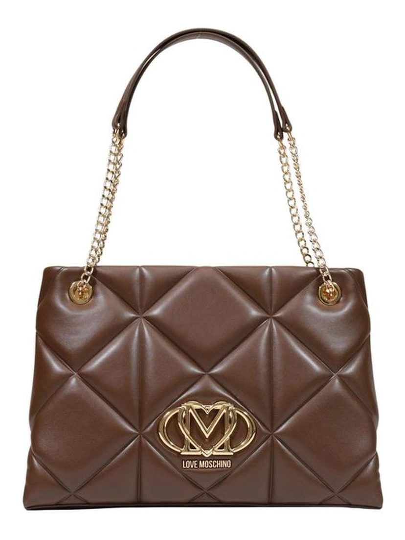 Brown Polyethylene Handbag