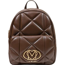Brown Polyethylene Backpack