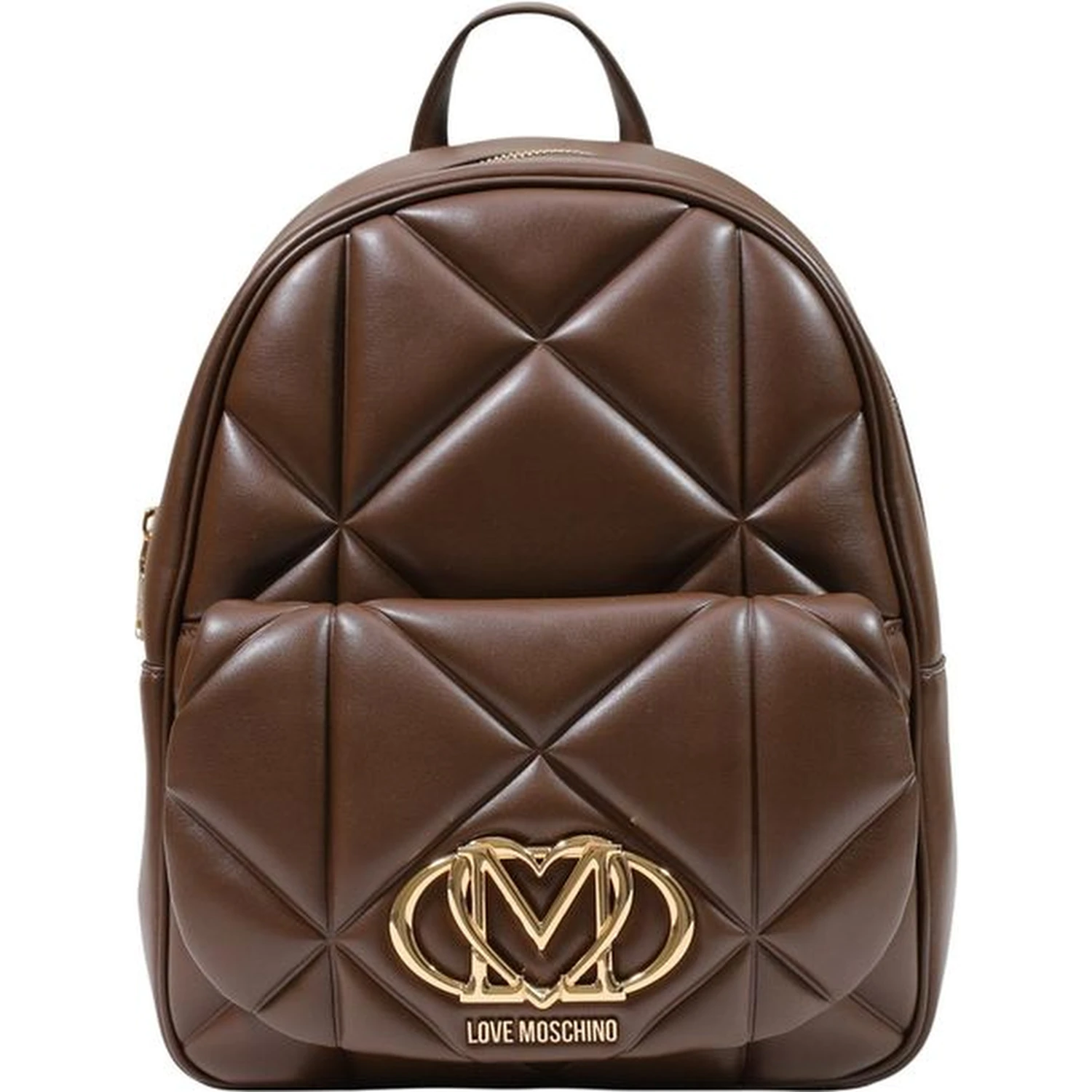 Brown Polyethylene Backpack