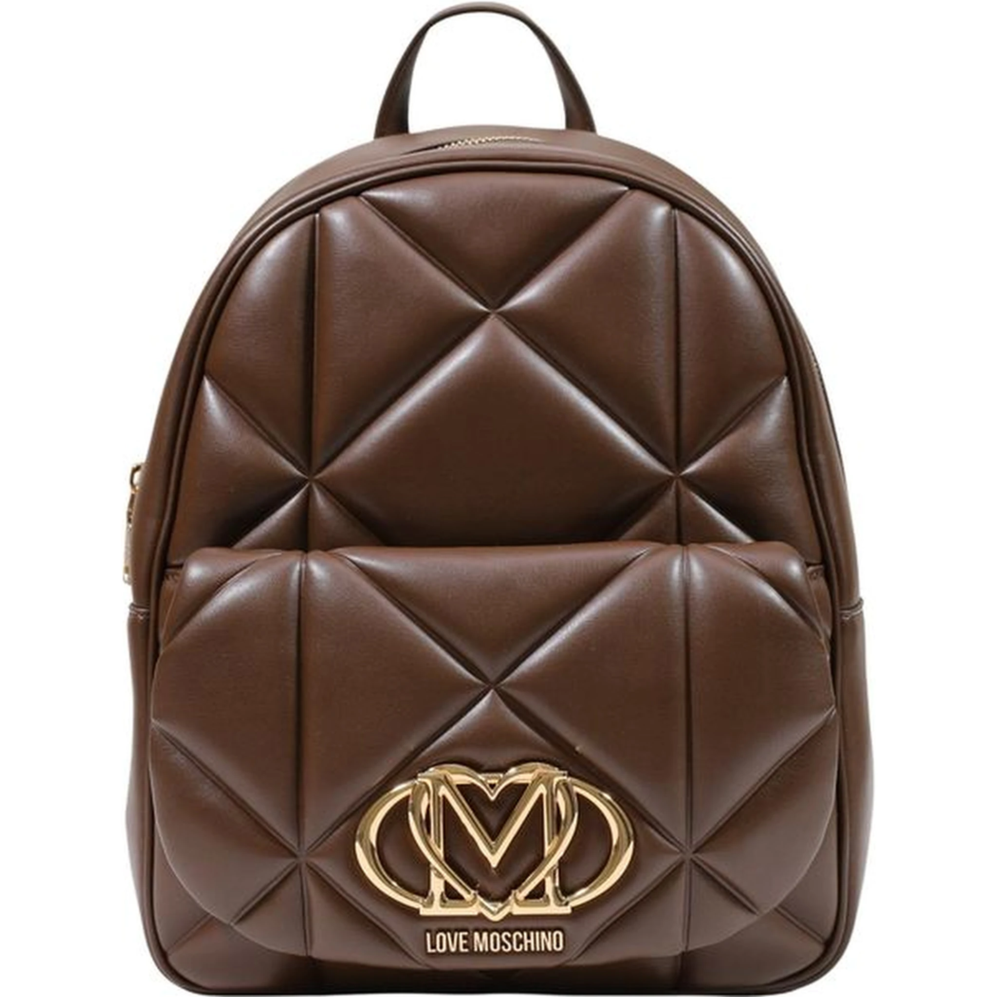 Brown Polyethylene Backpack