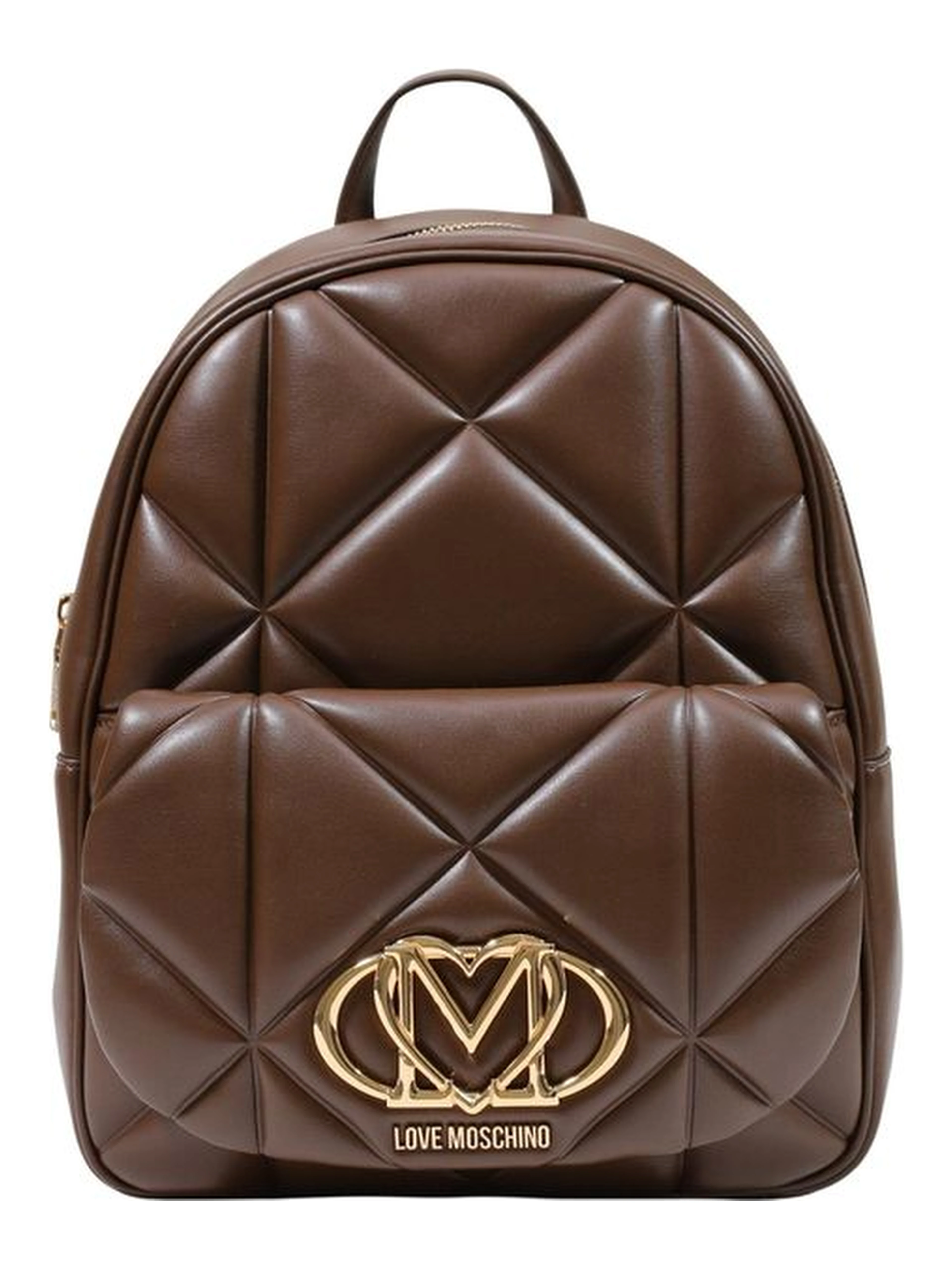 Brown Polyethylene Backpack