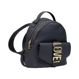 Black Polyethylene Backpack