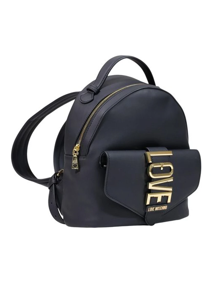 Black Polyethylene Backpack
