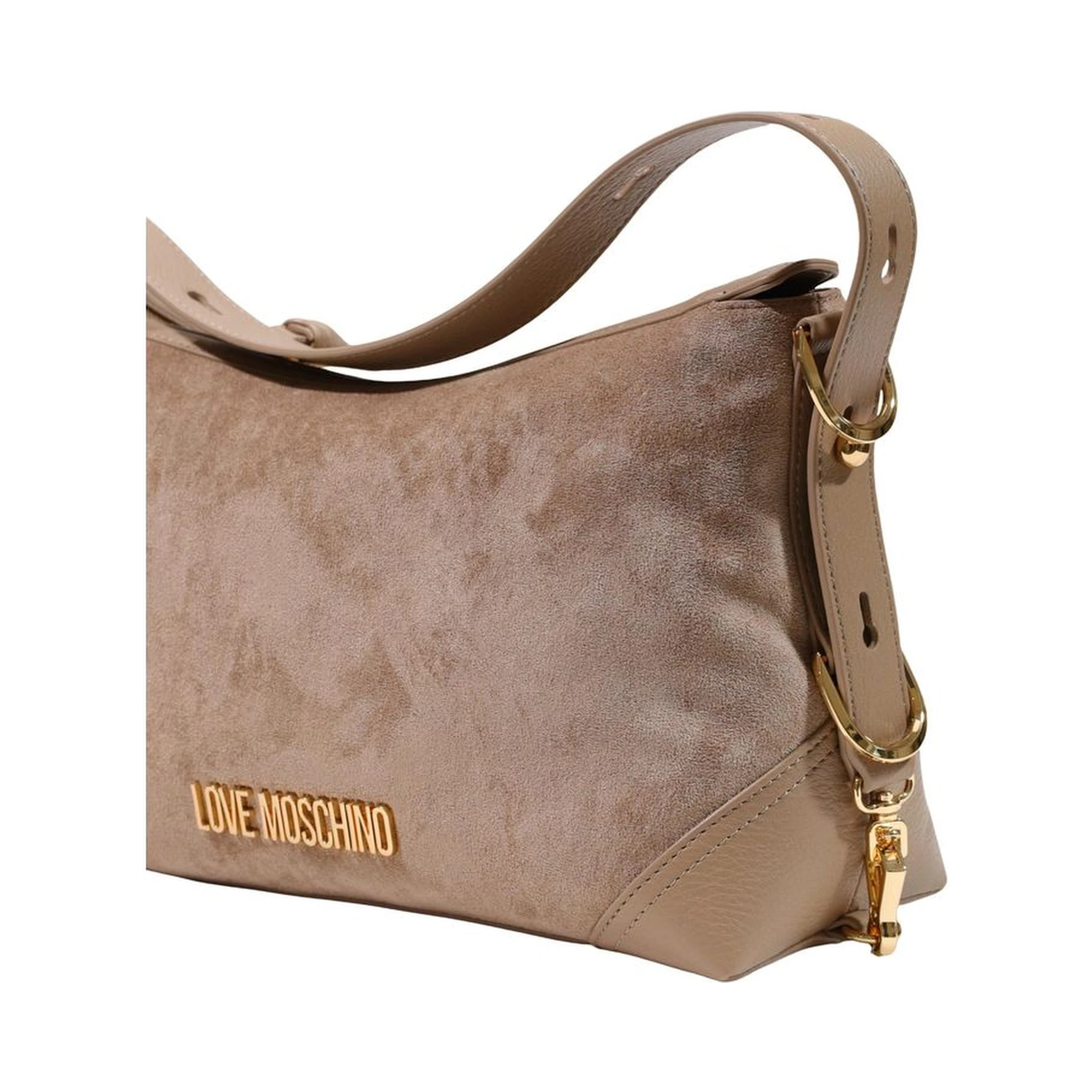 Beige Polyester Handbag