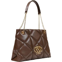 Brown Polyethylene Handbag
