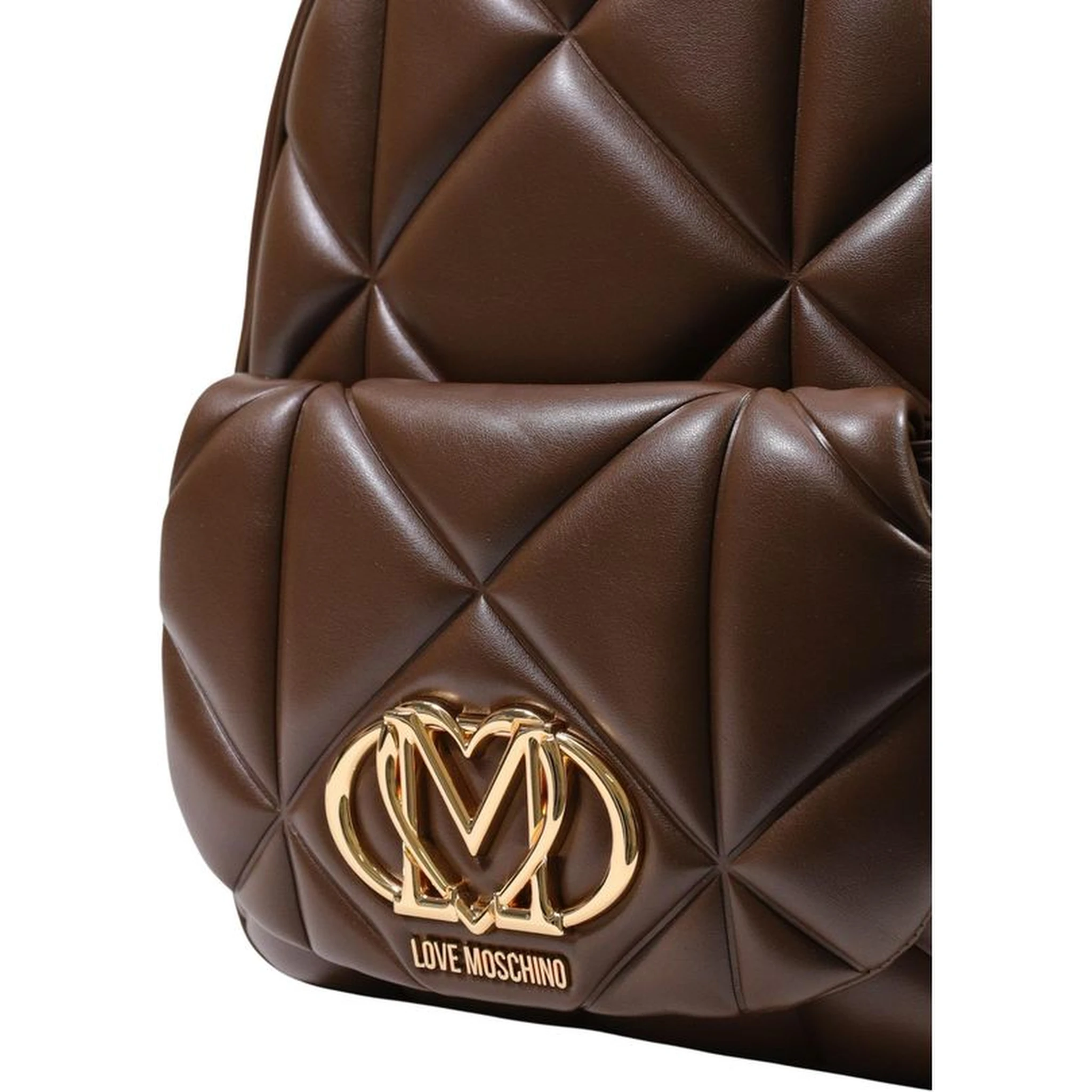 Brown Polyethylene Backpack