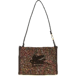 Multicolor Cotton Clutch Bag