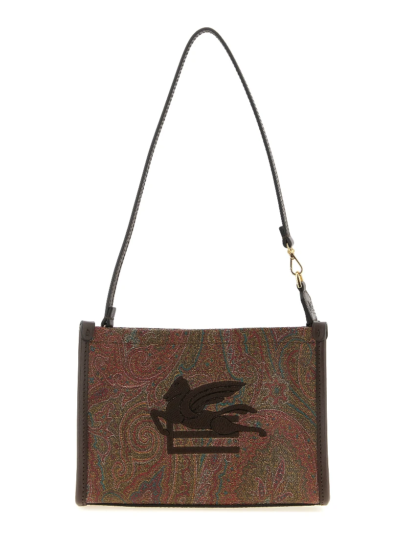 Multicolor Cotton Clutch Bag
