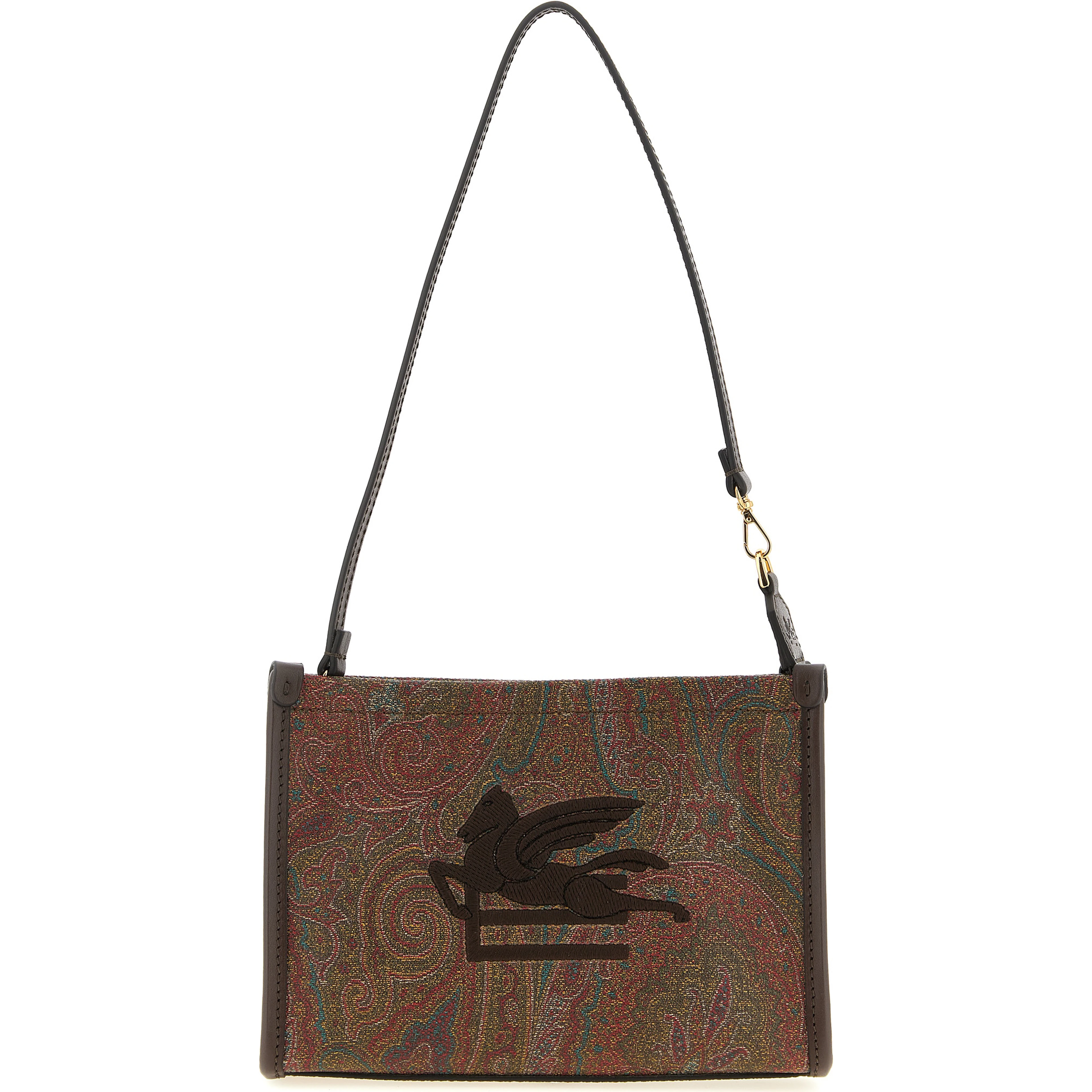 Multicolor Cotton Clutch Bag