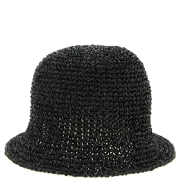 Black Papier Bucket Hat