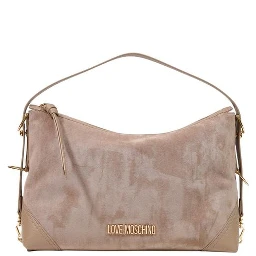 Beige Polyester Handbag