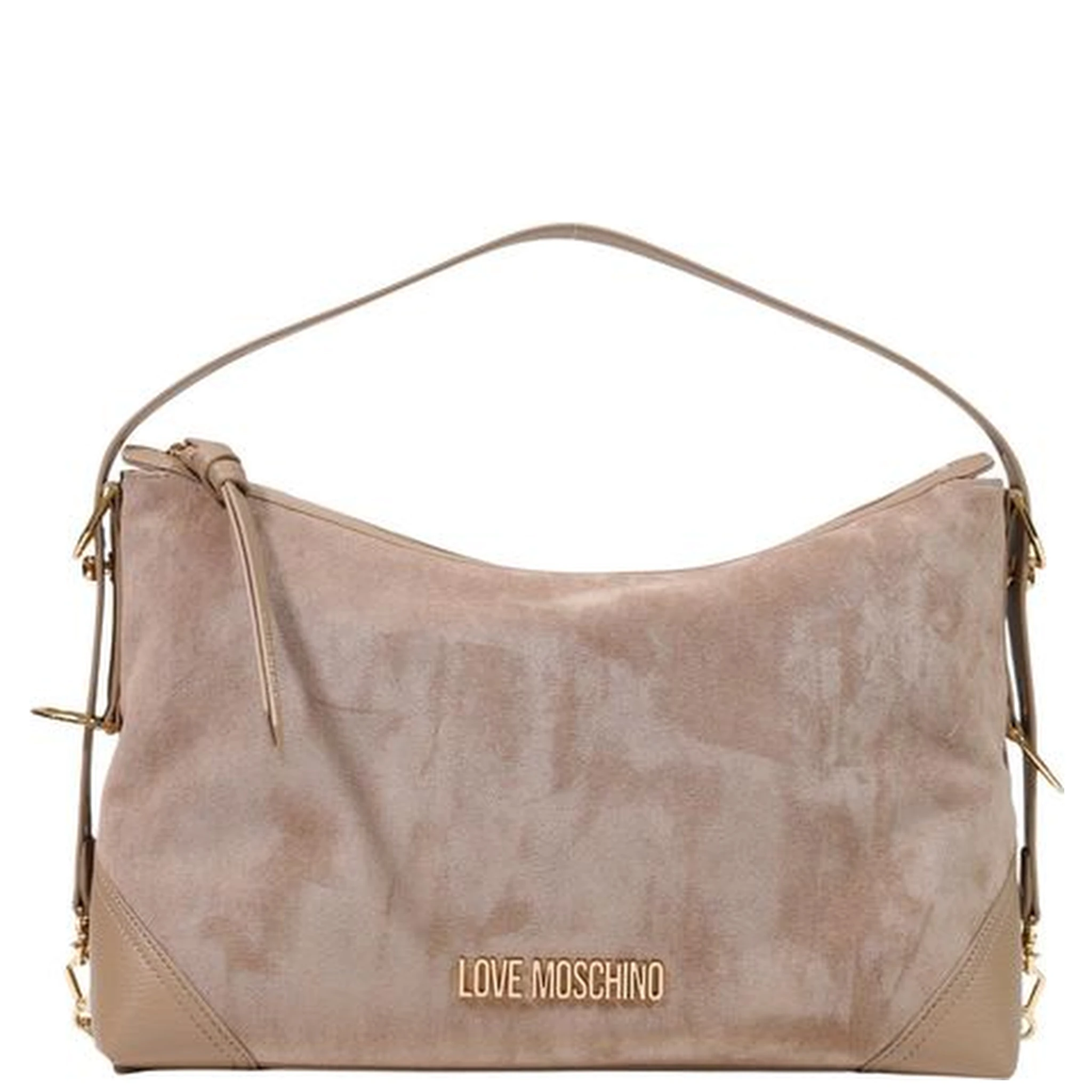 Beige Polyester Handbag