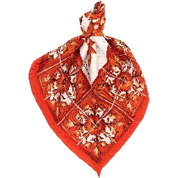 Orange Silk Umbrella