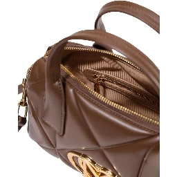 Brown Polyethylene Handbag