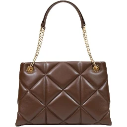 Brown Polyethylene Handbag