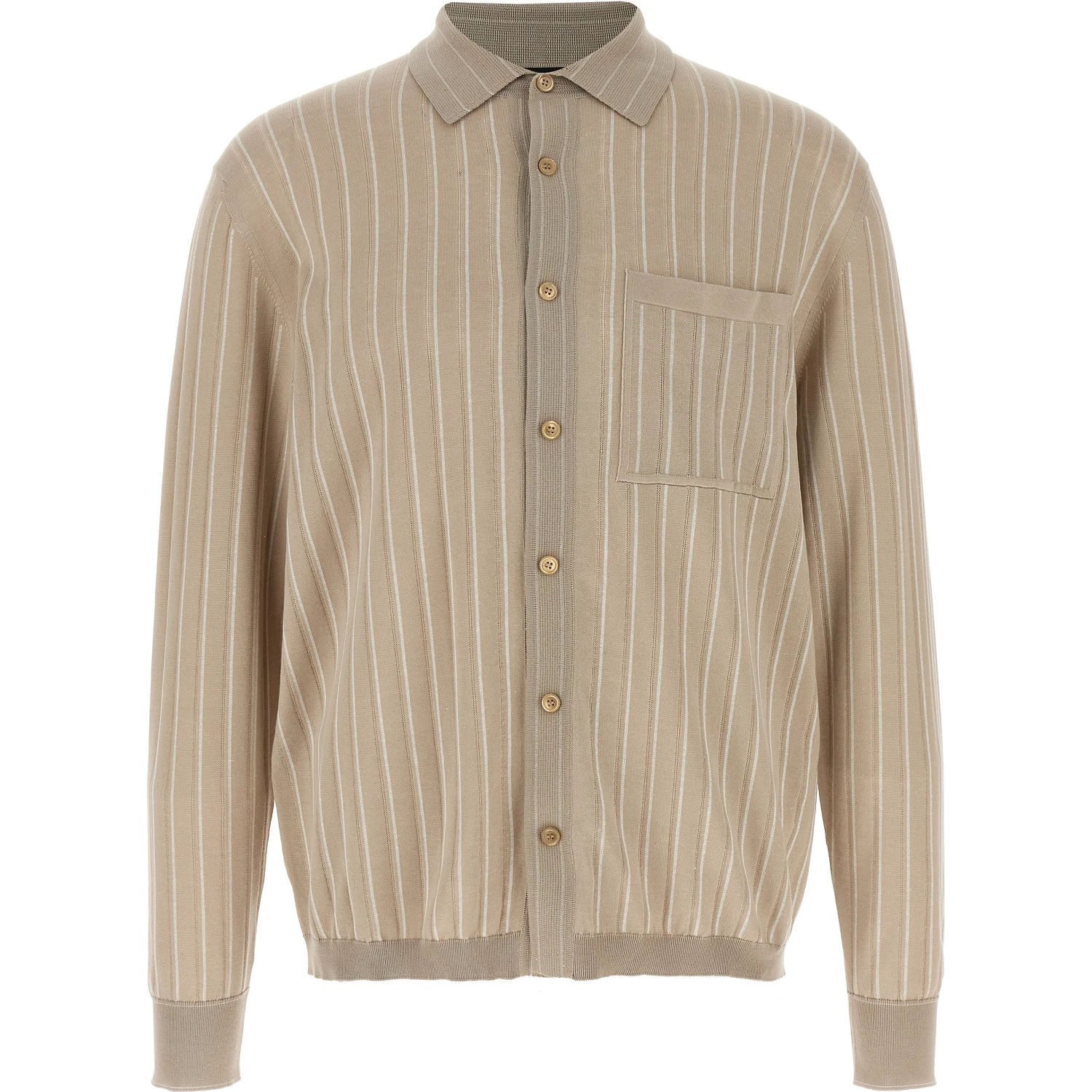 Beige Cotton Blouse