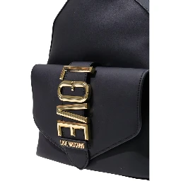 Black Polyethylene Backpack