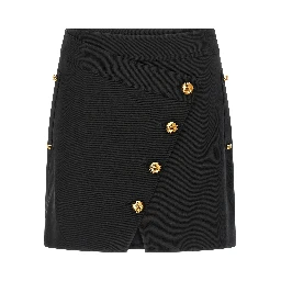 Black Cotton Long Skirt