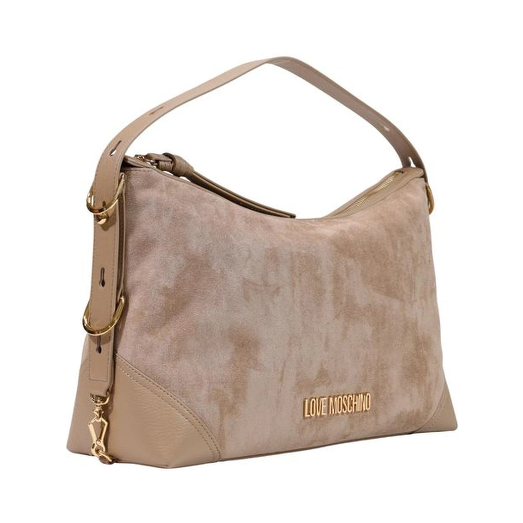 Beige Polyester Handbag