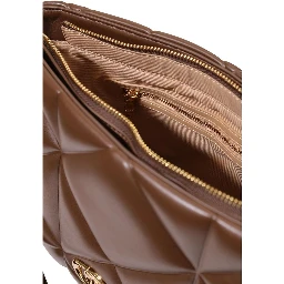 Brown Polyethylene Handbag