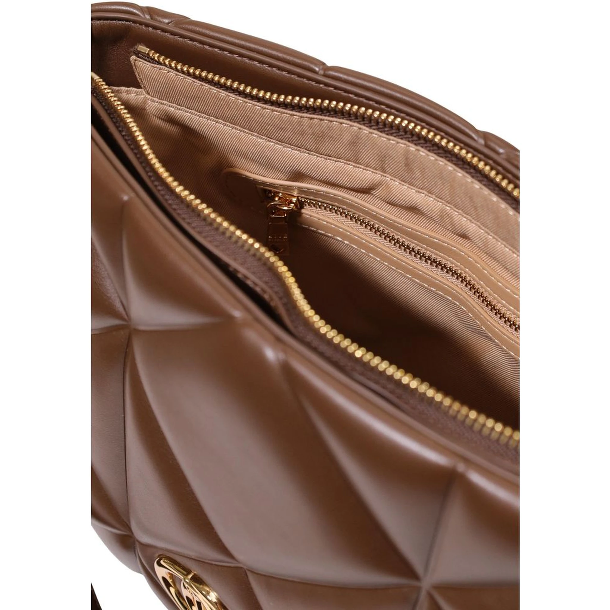 Brown Polyethylene Handbag
