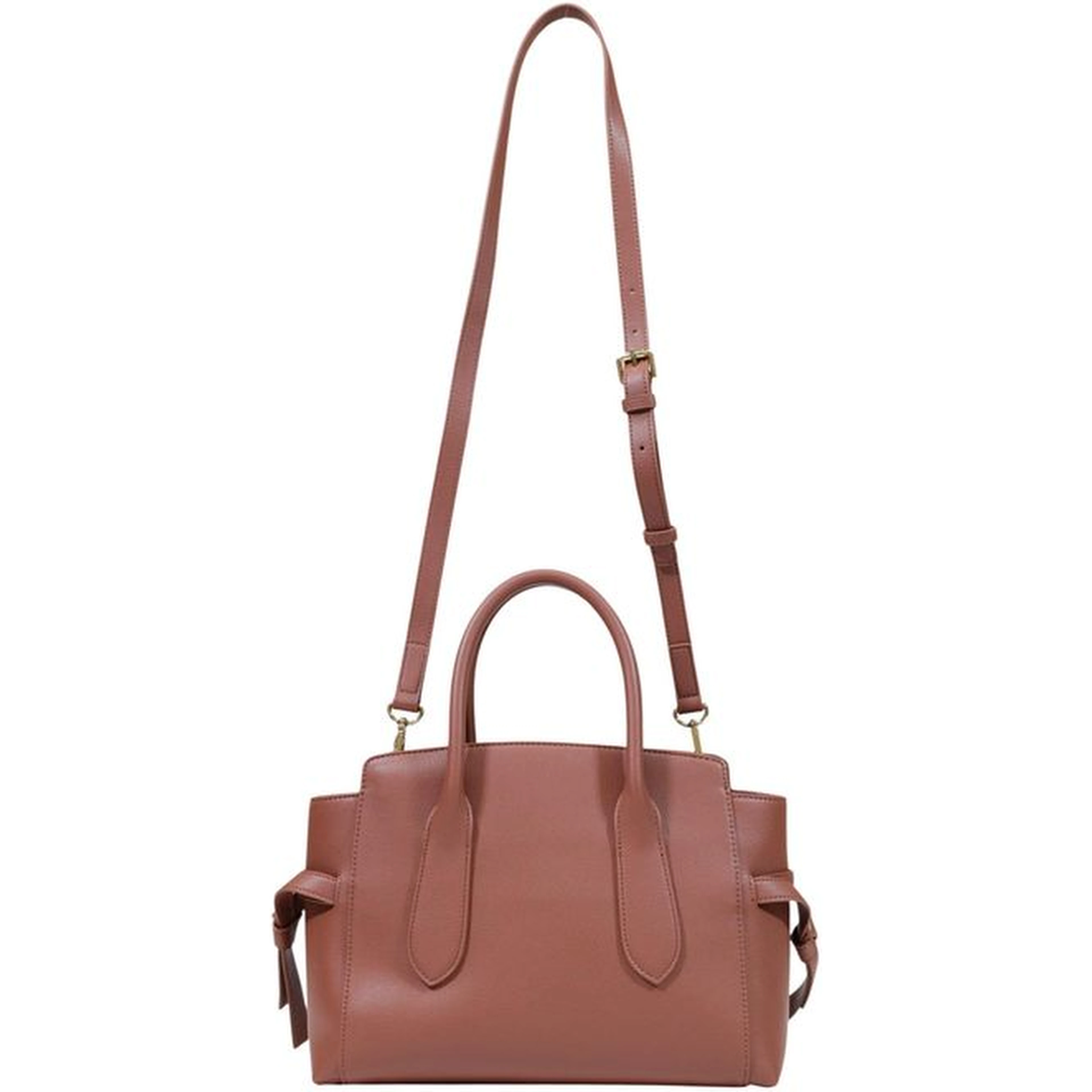 Brown Polyethylene Handbag