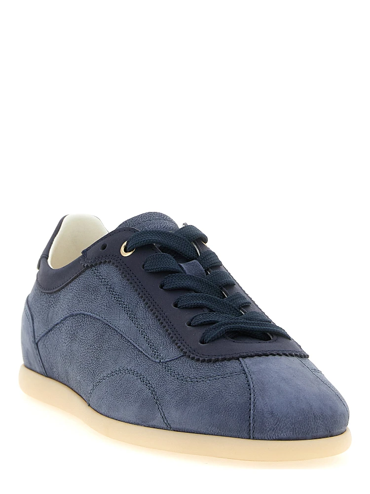 Blue Calfskin Low Top Sneakers alternative