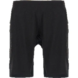 Black Nylon Bermuda Shorts
