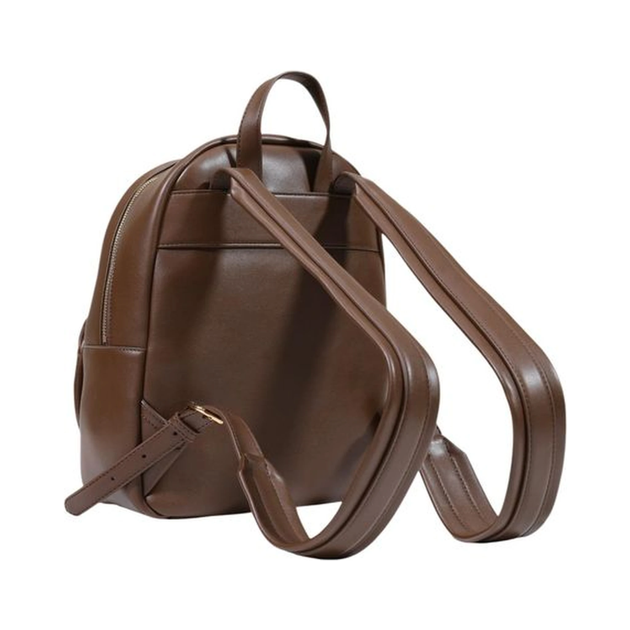 Brown Polyethylene Backpack
