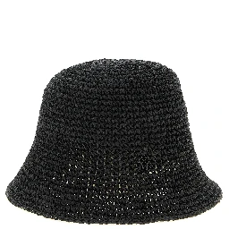 Black Papier Bucket Hat