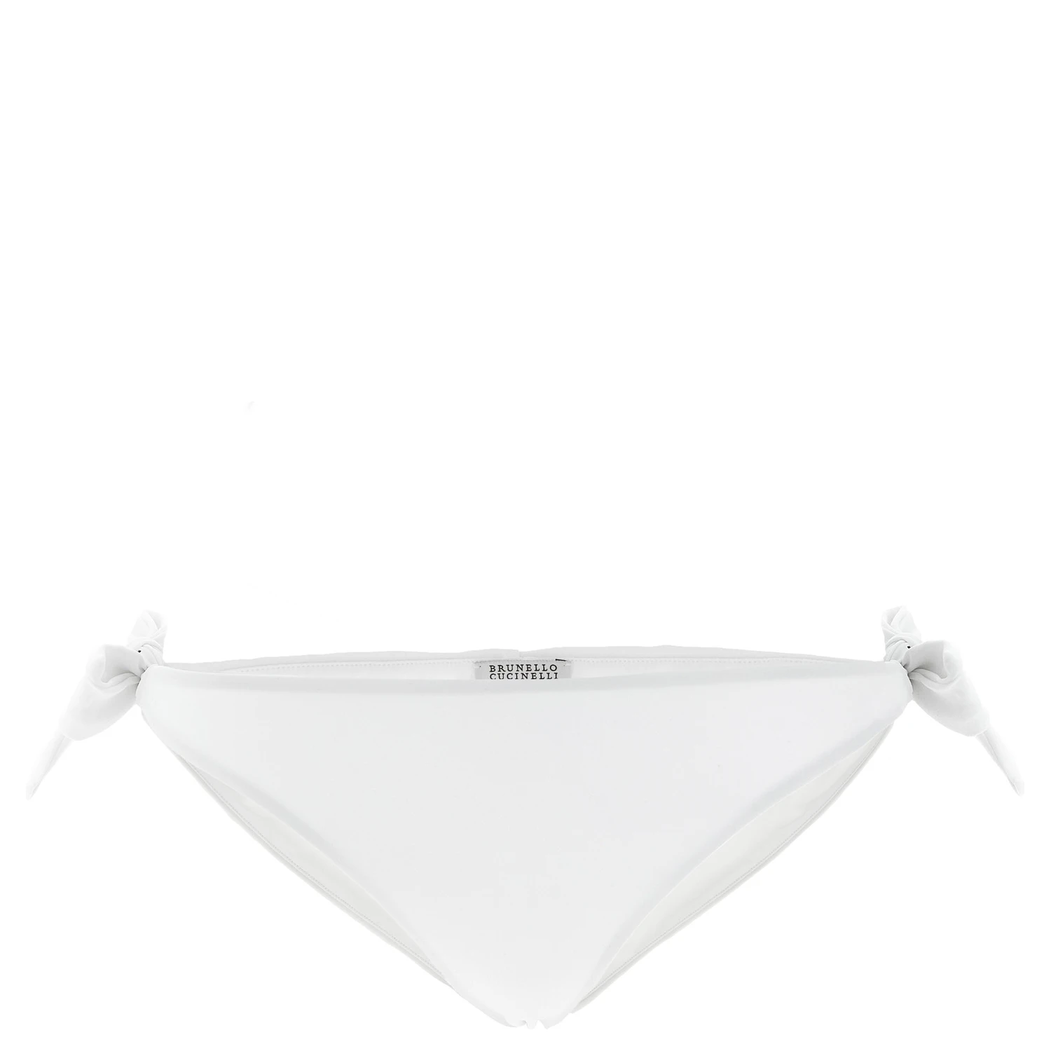 White Polyamide Swim Briefs